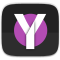 Logo for Yaru icon theme (magenta variant)