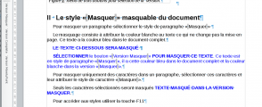 Screenshot for document masquable (macros)