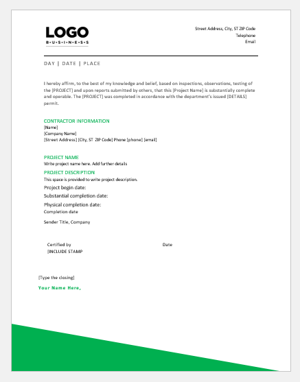 Job Certification Letter Sample Collection - Letter Template Collection