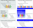 Screenshot for Un modèle de présentation en 4 versions (couleurs, arrière-plan, allure)