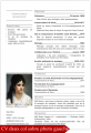 Screenshot for Curriculum Vitae (Resume, CV) deux colonnes sobre avec photo à gauche 