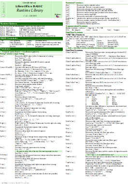 Download BASIC Runtime parameters Reference Card