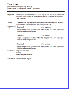 free resume templates download for libreoffice