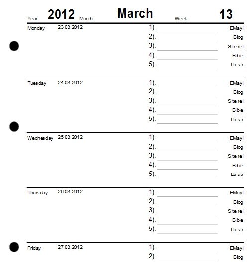 Organizer/Filofax A5 » Extensions