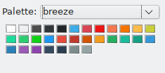 Screenshot for Breeze color palette