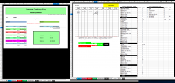 Screenshot for Expenses and Income Template