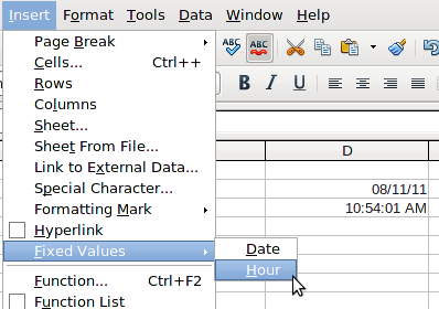 worksheet function - LibreOffice Calc: how to pad number to fixed
