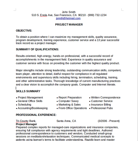 resume template libreoffice reddit