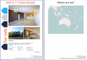 Screenshot for Real Estate Brochure/Flyer