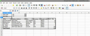 Screenshot for Simple Pivot Table