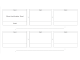 Screenshot for Simple storyboard template.