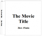 Screenshot for Slim DVD Movie Jewel Case Cover Templates (Letter)